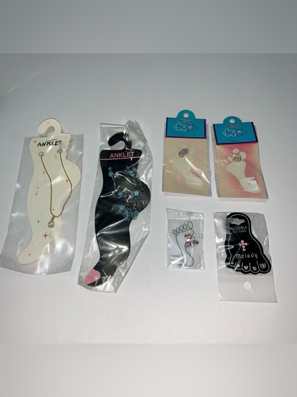 ANKLET’S and TOE RING NWT LOT fashion jewelry